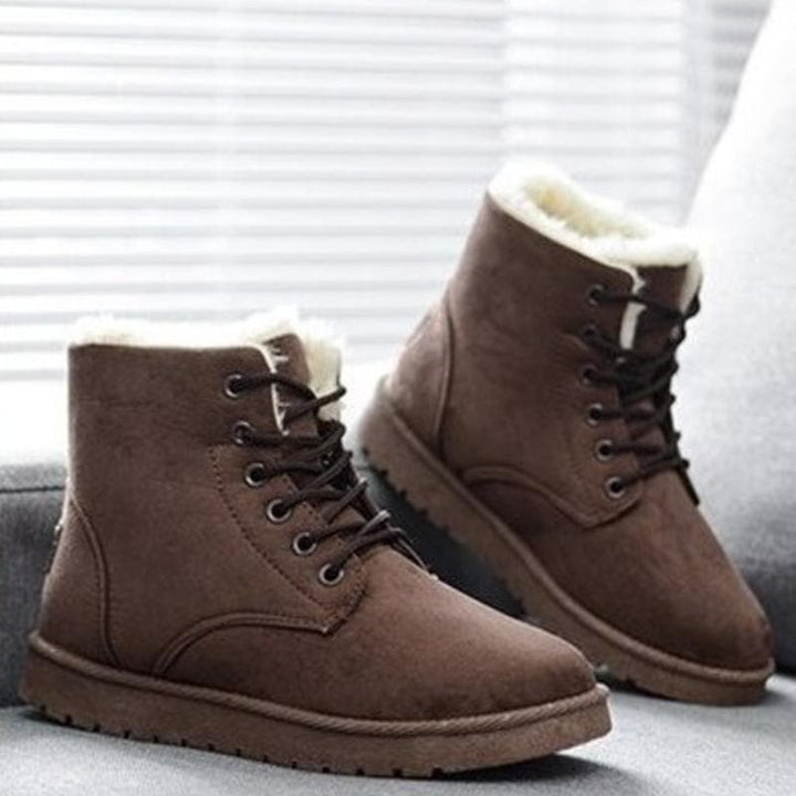 Matilda's Cozy Lace-Up Ankle Boots