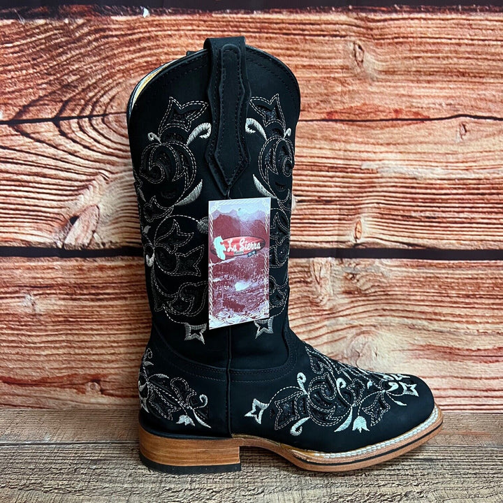 Matilda's Western Rodeo Square Toe Glitter Inlay